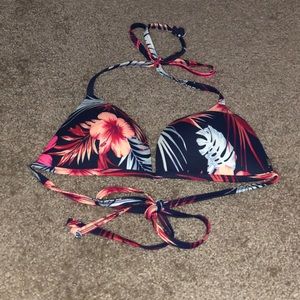 Victoria’s Secret pink bikini swim top large
